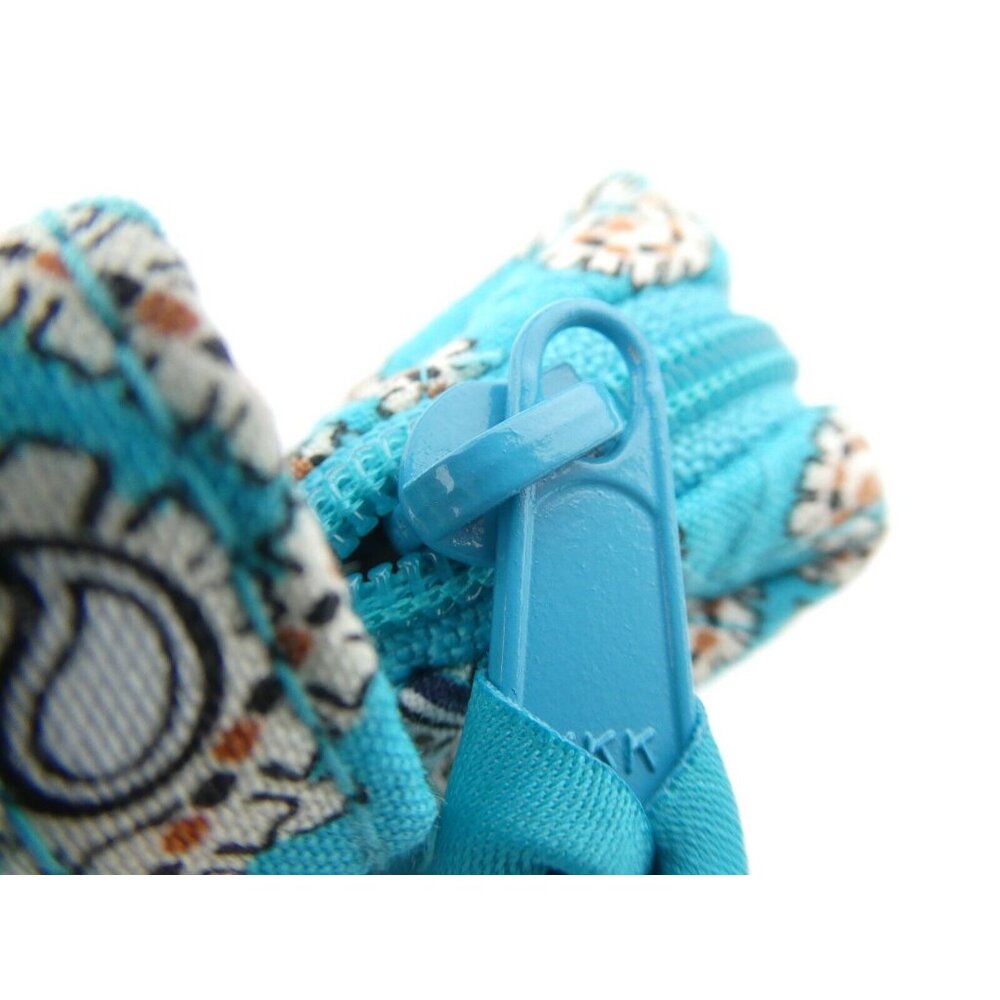 Vera Bradley Totally Turq Zip Cosmetic Case - Picture 5 of 5
